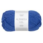 Sandnes Garn Alpakka Ull in Dazzling Blue, hochwertiges Garn für Stricken und Häkeln.
