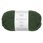 Sandnes Garn Alpakka Ull in col. 8082 forest green für Stricken und Häkeln.