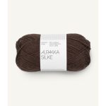 Sandnes Garn Alpakka Silke in Chocolate Plum, weiche Wolle zum Stricken und Häkeln.