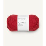 Sandnes Garn Alpakka Silke in Heritage Red, weiches Garn zum Stricken und Häkeln.