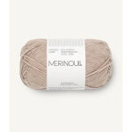 Sandnes Garn Merinoull in Beige Melange, perfekt für Stricken und Häkeln.
