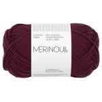 Sandnes Garn Merinoull in Deep Burgundy, perfekt für Stricken und Häkeln.