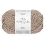 Sandnes Garn Tynn Merinoull in Light Acorn, feines Garn zum Stricken und Häkeln.