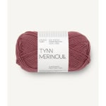 Sandnes Garn Tynn Merinoull in der Farbe 4344 dry rose für Stricken und Häkeln.