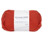 Sandnes Garn KlompeLOMPE Merinoull in rotbraun, ideal zum Stricken und Häkeln.