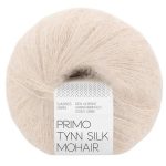 Sandnes Garn Primo Tynn Silk Mohair in Marzipan, feines Mohair-Garn für Stricken und Häkeln.