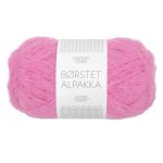 Sandnes Garn Borstet Alpakka in Shocking Pink für Stricken und Häkeln.
