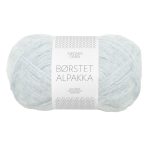 Sandnes Garn Borstet Alpakka in Arctic Ice, weiches Garn zum Stricken und Häkeln.
