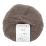 Sandnes Garn Tynn Silk Mohair in der Farbe 3161 acorn, weiches Garn für Strick- und Häkelprojekte.