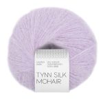 Sandnes Garn Tynn Silk Mohair in Lavendel, feines Garn für Strick- und Häkelprojekte.