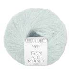 Sandnes Garn Tynn Silk Mohair in Arctic Ice, feines weiches Garn für Strick- und Häkelprojekte.