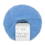 Sandnes Garn Tynn Silk Mohair in Provance Blue, feines Mohair-Garn für Stricken und Häkeln.