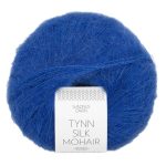Sandnes Garn Tynn Silk Mohair in der Farbe 5845 dazzling blue.