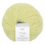 Sandnes Garn Tynn Silk Mohair in Lime Punch, weiches Garn für Strick- und Häkelprojekte.