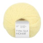 Sandnes Garn Tynn Silk Mohair in Lemonade, feines Garn für Strick- und Häkelprojekte.