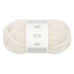 Sandnes Garn Kos in der Farbe 1014 Porzellan, ideal zum Stricken und Häkeln.