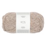Sandnes Garn Kos in Beige Mottled, ideal für Stricken und Häkeln.