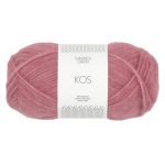 Sandnes Garn Kos Wolle in der Farbe Wild Rose, perfekt für Stricken und Häkeln.
