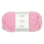 Sandnes Garn Kos in Shocking Pink, ideal zum Stricken und Häkeln.
