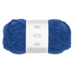 Sandnes Garn Kos in Dazzling Blue, perfekt für Strick- und Häkelprojekte.
