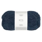 Sandnes Garn Kos Garn in marine, perfekt für Stricken und Häkeln.