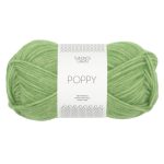 Sandnes Garn Poppy Wolle in Spring Green, ideal zum Stricken und Häkeln.