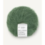 Sandnes Garn Ballerina Chunky Mohair in grün, weiches Garn für Stricken und Häkeln.