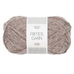 Sandnes Garn Fritidsgarn in beige mottled, ideal zum Stricken und Häkeln.