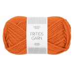 Sandnes Garn Fritidsgarn in der Farbe Carrot, perfekt für Stricken und Häkeln.