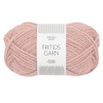 Sandnes Garn Fritidsgarn in Powder Pink, ideal zum Stricken und Häkeln.