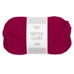 Sandnes Garn Fritidsgarn in der Farbe Plum, perfekt zum Stricken und Häkeln.