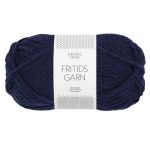 Sandnes Garn Fritidsgarn in Navy, ideal zum Stricken und Häkeln.
