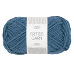 Sandnes Garn Fritidsgarn in Jeansfarbe, ideal zum Stricken und Häkeln.