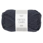 Sandnes Garn Fritidsgarn in Blau-Grau, ideal zum Stricken und Häkeln.
