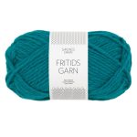 Sandnes Garn Fritidsgarn in Petrol, ideal zum Stricken und Häkeln.