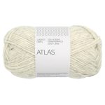 Sandnes Garn Atlas Wolle in Farbe 1021 ash melange für Stricken und Häkeln.