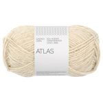 Sandnes Garn Atlas Wolle in natural mottled Farbe für Stricken und Häkeln.