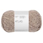 Sandnes Garn Atlas Wolle in Beige Mottled für Stricken und Häkeln.