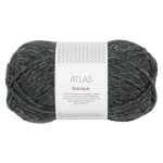 Sandnes Garn Atlas von PetiteKnit in Charcoal Melange für Stricken und Häkeln.