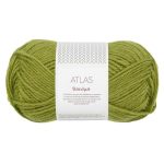 Sandnes Garn Atlas von PetiteKnit in der Farbe Matcha, perfekt für Strick- und Häkelprojekte.