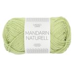 Sandnes Garn Mandarin Naturell in Lime Punch, weiches Garn zum Stricken und Häkeln.