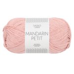 Sandnes Garn Mandarin Petit Garn in Light Blossom, perfekt zum Stricken und Häkeln.