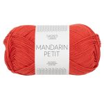 Sandnes Garn Mandarin Petit in der Farbe 4018 scarlet red.