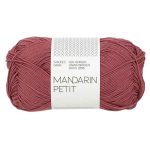 Sandnes Garn Mandarin Petit in Rustic Rose, ideal zum Stricken und Häkeln.