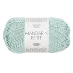 Sandnes Garn Mandarin Petit in Blau Mint, ideal zum Stricken und Häkeln.