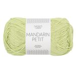 Sandnes Garn Mandarin Petit Garn in Lime Punch, perfekt zum Stricken und Häkeln.