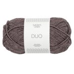 Sandnes Garn Duo Wolle in Espresso, perfekt zum Stricken und Häkeln.