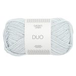 Sandnes Garn Duo Wolle in Arctic Ice, perfekt zum Stricken und Häkeln.