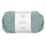 Sandnes Garn Duo Wolle in Aqua, perfekt zum Stricken und Häkeln.
