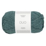Sandnes Garn Duo Wolle in Aqua, perfekt für Stricken und Häkeln.